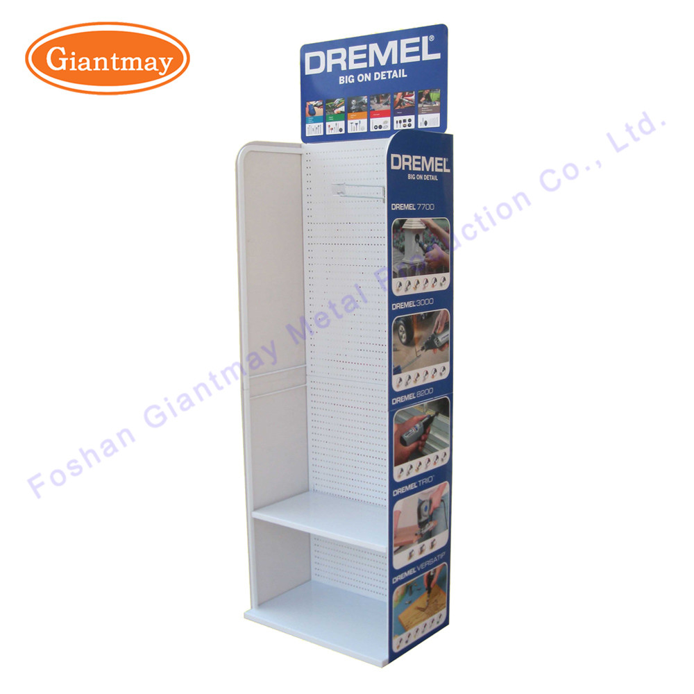 Multi purpose Steel Stand for Hanging Items Retail Shop Pegboard Display Rack