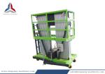 200kg Capacity Double Mast Hydraulic Aluminum Lift with 10m Platform Height