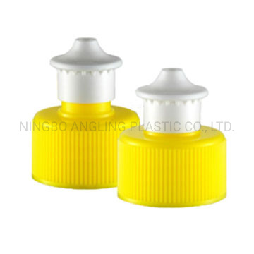 28mm 24mm Plastic Screw Push Pull Cap in Colors
