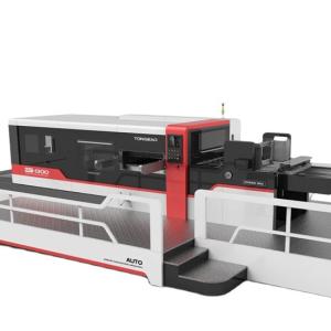 China Advanced 380 V Automatic Lead Edge Die Cutting Machine with Full Waste Stripping Station factory