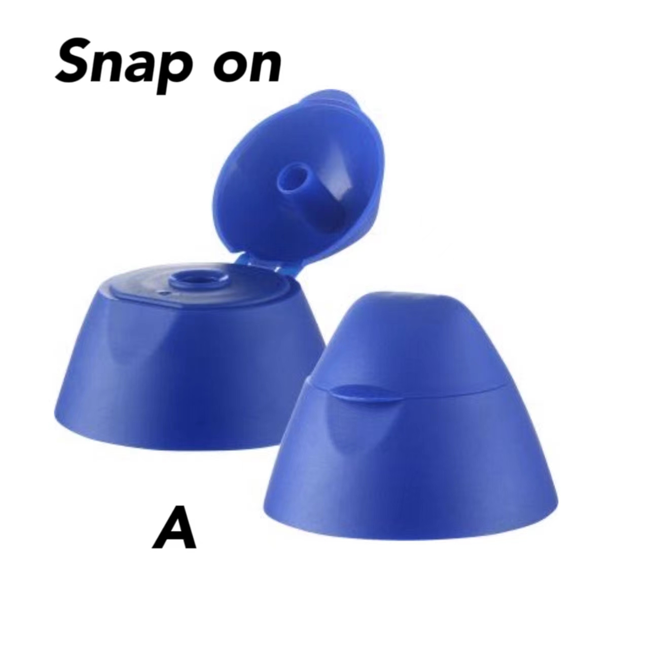 24mm Plastic Snap on Hair Conditioner Bottle with Oval Flip Cap Custom Order Accepted