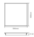 36W office panel light ERP efficiency meets European regulations led panel light
