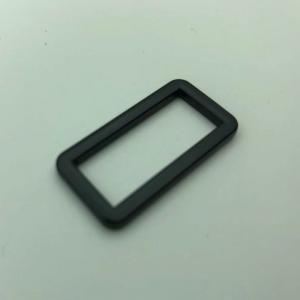 China Rectangle 20.5mm Metal Duty Belt Buckle Iron Black Plating factory