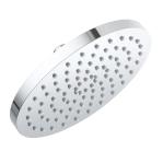 OEM ODM Round Rainfall Shower Head Adjustable Ball Joint In Chrome Matte Black