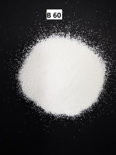 B60 Size Ceramic Beads Blasting Media ZrO2 62% Ceramic Bead Abrasive 0.125-0