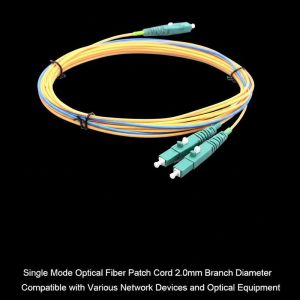 China Single Mode Optical Fiber Patch Cord 2.0mm Branch Diameter Compatible with Various Network Devices and Optical Equipment factory