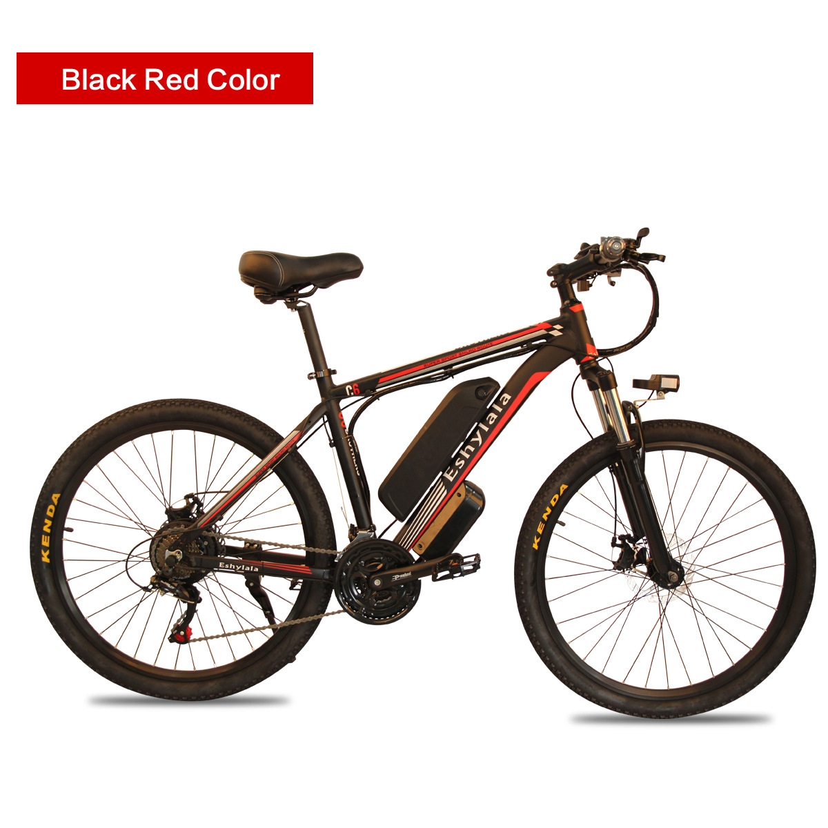 Black 6061 Aluminium Electric Bike , 26 Inch 350w E Bike CE Certification