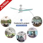 Farmhouse Decor Ceiling Fan with 3 Color LED Lighting 5 Speed Choices CCT 3000
