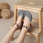 S4932020 New Fashion Temperament Women'S Heel Shoes All-Match Sexy Word Flower
