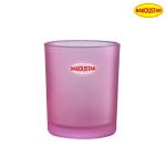 Lead Free Hygienic Multi Color Glass Candle Cups With Lids