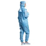 Antistatic Waterproof Workshop Uniform Zippers Dustproof Cleanroom Esd Garment