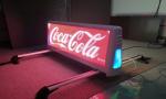 P2.5 Taxi LED Display Wireless 4G Car Electronic Screen GPS Positioning