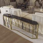 Titanium 900mm Hallway Table With Cabinets 21.6 Inch