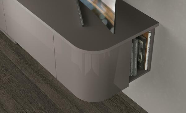 Modern TV cabinets，Floating shelf ，Wall hanging TV Stand，Wooden TV storage from