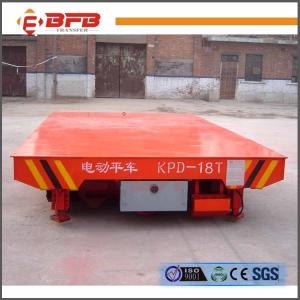 China Injection Mould Rail Transfer Cart Large Load Capacity Electric 12 Months Warranty factory