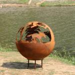 Spring Corten Steel Smokeless Fire Pit Outdoor