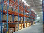 Q235B Steel Heavy Duty Shelf Racks Standard Warehouse Equipment Blue / Orange