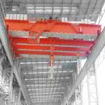 Remote Control Double Girder Overhead Electromagnetic Bridge Crane 15 Ton