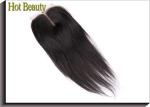 Virgin Human Hair Lace Closure , Full Density Clip In Human Hair Extensions