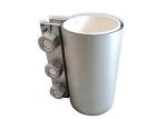 Pneumatic Conveying Compression Coupling Odm Heavy Duty Pipe Clamps 101.6 X