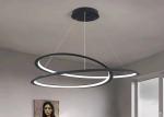 Metal Aluminum Interior Decoration Chandelier Lighting Fixtures large led