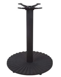 China Powder Coat Round Metal Table Base Cast Iron Material Dia 22&quot; Dimension factory