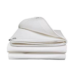 China Waterproof And Durable PVC-Coated Polyester Tarpaulin For Outdoor Protection factory