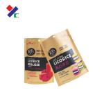 Matte Varnish Printing Kraft Paper Pouch Plastic Liner High Barrier Packaging