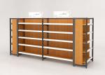 Nakajima Style Wooden Metal Shelving Unit Multi Storey For Supermarket /
