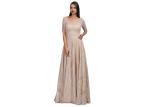 Fashion Summer Prom Party Half Sleeve Evening Dresses For Ladies Party