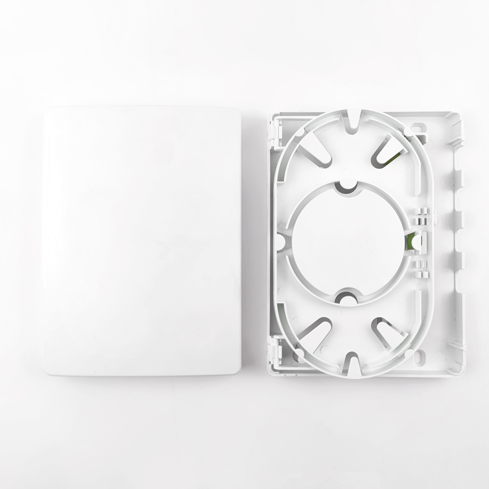 FC/APC Connector Type 4 Cores Plastic Fiber Optic Faceplate Socket Panel for FTTH Network