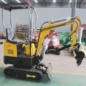 China 0.8 Ton Hydraulic Excavator Machine CE Mini Excavator Briggs Stratton factory