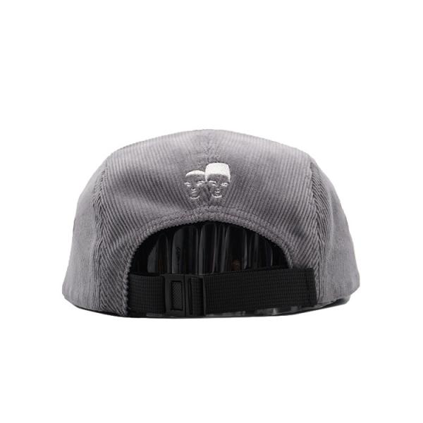 Grey 5 Panel Trucker Cap Visor Unisex Premium Baseball Hat Snapback Adjustable One Size