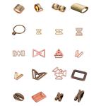 Niris Lingerie Hot sale bikini closure gold plated swimwear accessories metal