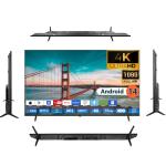 43Inch Smart TV Android 12 Ultra-Thin Frameless Television HD TV