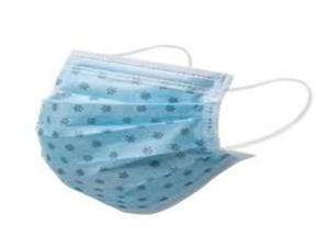 China Personal Safety Nonwoven 3 Ply Face Mask With Earloop Printed Logo factory