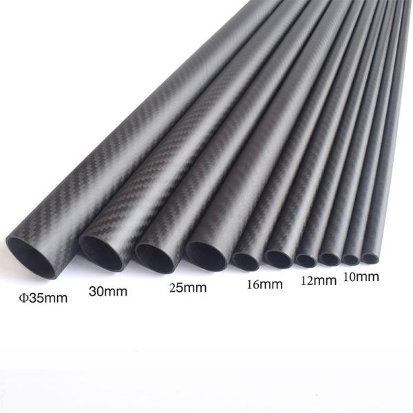 10mm 12mm 14mm 20mm 22mm 25mm 30mm Carbon Fiber Pipe Tube Custom Carbon Fiber