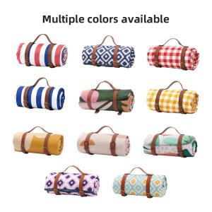 China Personalised Extra Large Packable Floral Picnic Blanket For A Picnic factory