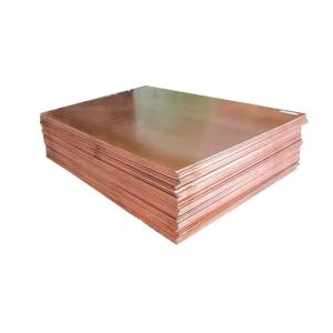China 3'' 1/2&quot; 5mm Copper Nickel Plate Red Pure Copper Nickel Sheets factory