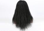 20 Inch Kinky Curly Human Hair Full Lace Wigs Full Swiss Lace With Stretch From
