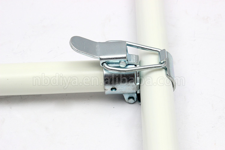 4 Phase Lean Tube Connector Galvanized Metal Lock / Buckle ISO9001 Certification