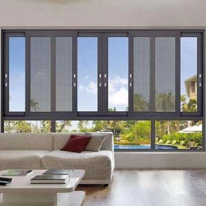 China Customisable Aluminium Glass Window with Powder Spraying Coating Options factory