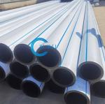Excellent Flexibility HDPE White-black Cooextruded Pipe With Steel Flanges