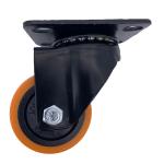 2 Inch Orange PU Swivel Heavy Duty No-Brake Caster