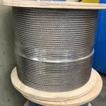 Stainless Steel Wire Rope AISI304/316 1.5mm 2mm 3mm 6mm 4.5mm 6mm 28mm 32mm 6x37