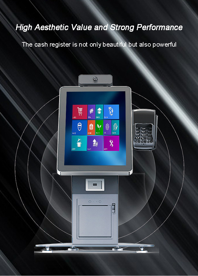 Outdoor Self Ordering Kiosk Sunlight Readable Self Service Ordering Machine