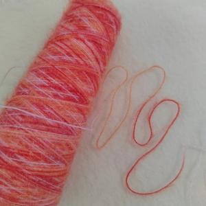 China 1.3cm Nm13 Multi Colored Feather Yarn Imitate Mink Yarn For Knitting Socks,Sweaters,Fabrics factory