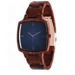 Personalized Black Wood Watch , Wooden Chronograph Watches For Men