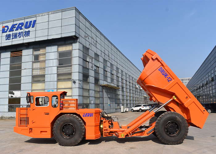 Comfortable Seat DERUI 12 Underground Mining Dump Truck