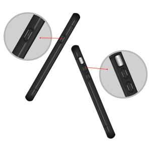 China Factory Brushed Texture Protective Back Cover Case for iPhone X with